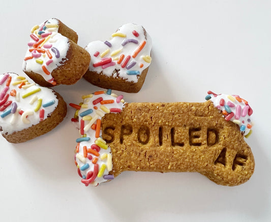 Spoiled AF | Biscotti | Vegan | Plant-Based | Wheat Free | Dog Treats